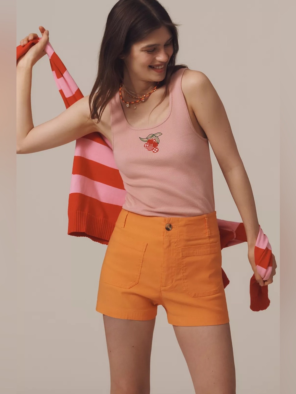 Anthropologie Maeve Collette Linen-blend Shorts
